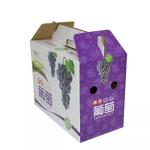 Corrugated Cardboard Grapes Packing Box Recyclable Dia9cm*H16cm