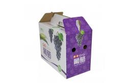 China Corrugated Cardboard Grapes Packing Box Recyclable Dia9cm*H16cm supplier