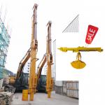 Excavator Telescopic Arm With Clamshell Bucket For Construction BS900E for sale
