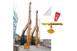 China Excavator Telescopic Arm With Clamshell Bucket For Construction BS900E supplier