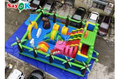 China Waterproof Inflatable Playground Naughty Fort Castle Slide supplier