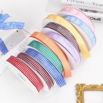 Manufacturer wholesales 2cm Scottish plaid ribbon, plaid ribbon, British ribbon, clothing accessories, handmade DIY materials for sale