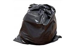 China Black 25 Micron Garbage Bin Liner Poly Separate Recycling Waste Bin Bags supplier
