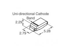 China SMAJ250A Rectifier Diode 1N5821 diode Silicon Avalanche Diodes supplier