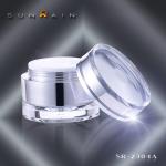 Skin care makeup packaging Plastic Cosmetic Jars , SR-2384A body cream jars for sale