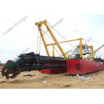 Alloy Cast Iron Pump 15m Sand Dredging Equipment With Winches Spud Rams for sale
