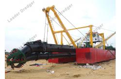 China Alloy Cast Iron Pump 15m Sand Dredging Equipment With Winches Spud Rams supplier