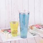Pet Disposable Cold Drink Cups With Lids Transparent Juice Cups Smoothies