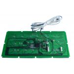 Illuminated IP65 ruggedized silicone rubber 83 keys keyboard for military computer