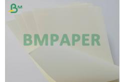 China 80g 20lb Beige Glazed Printing Paper Thin Woodfree Writing Paper For Notebook supplier