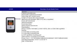 China Invbio At2009 Breath Analyser Test Machine High Accuracy Digital supplier
