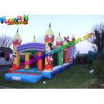 PVC Tarpaulin Inflatable Mickey Bouncy Slide Obstacle Game For Kids for sale