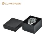 Black Box Watch Gift Boxes Showed Case Portable Cardboard Present Gift Container for sale