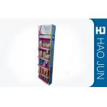 Floor Standing Cardboard Display Stands For Cosmetics , Cardboard Presentation Boxes for sale
