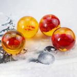 Nature Rose Paperweight Logo Customized Resin Flower Ball for sale