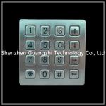 Vandalism Proof Industrial Numeric Keypad , Stainless Steel Keyboard for sale