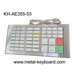 Mechanical Ruggedized Keyboard , Stainless Steel Panel Keyboard for sale