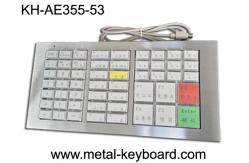 China Mechanical Ruggedized Keyboard , Stainless Steel Panel Keyboard supplier