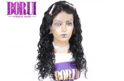 China Double Weft Natural Wave 350g Full Lace Human Wigs supplier