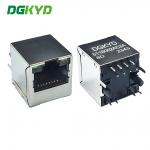 180 Degree Inline Connector 100M Filtering RJ45 Vertical Interface DGKYD511B002AC2A8D for sale