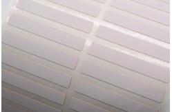 China 25mmx4mm High Temperature Adhesive Labels 1mil White Matte Polyimide supplier