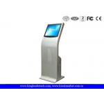 Indoor Service Interactive Touch Screen Kiosk Standalone With Curved Design for sale