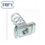 Fastener M10*8 Unistrut Nut M3 M6 M8 Steel Galvanized Channel Spring Nut for sale
