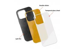 China DIY Custom Tempered Glass Sublimation Phone Case For IPhone 14 15 16 supplier