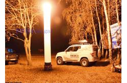 China Portable Inflatable Lighthouse Tower Emergency Advertising Hmi 1000W supplier