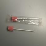 No DOP Disposable Sterile Foam Tipped Oral Cleaning Swabs for sale