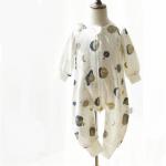 China Breathable Muslin Sleeping Bag Baby Swaddle Wrap Machine Washable Reactive Healthy Printing for sale