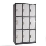 Durable Gym Clothes Cabinet 9 Doors Locker Staff Lockers