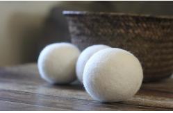 China 8cm Natural Fabric Softener Felted Wool Dryer Balls supplier