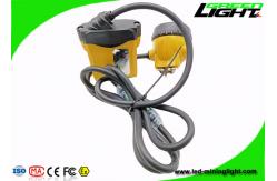 China 850mA 10.4Ah LED Miners Cap Lamp 25000Lux With Cable Flash Light supplier