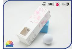 China Custom Printing 350 Gsm Folding Carton Box With Clear PVC Window supplier