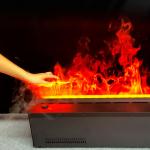 Upgrade Your Space With A Remote Control Embedded Water Steam Fireplace Freestanding Design