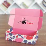 Recyclable CMYK Takeout Paper Box For Garment Packaging for sale