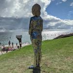 H1.6m Stainless Steel Sculpture Figure Reflection for Metal Sculpture for sale