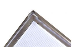 China A1 Graphic Silver 18mm Aluminum Snap Frame LED Slim Light Box supplier