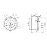 Small High Temperature Accelerometer For Measuring Oil Wells Inclination for sale