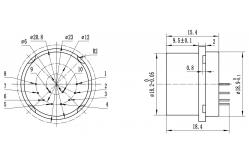 China K0/K1＜20mg Quartz Accelerometer Sensor Used In Petroleum Field / Deviation Value supplier