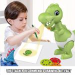 Custom Cartoon Slide Projector LED Flashlight Projection Torch Lamp Children Toys
