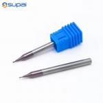 50mm Overall Length 0.2mm Micro Ball Nose End Mill 2 Flutes TiAlN for sale