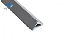 China Black Anodized Aluminium Channel Profiles 10mmx10mm Size For Multiapplication supplier