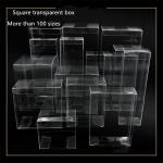 High Glossines Rectangular 0.7mm Clear Plastic Folding Boxes for sale