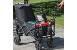 China Remote Control Electric Folding Wagon Outdoor Push Pull Cart 230L supplier