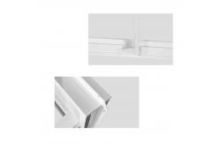 China Casement UPVC Hopper Window Apricot Profile Waterproof supplier