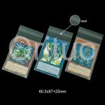 CPP Sealable Top Loading Card Sleeves 60x87mm Extral Clear PP for sale