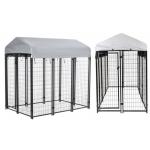 Anti UV Aluminum Dog Box ISO9001 Heavy Duty Outdoor Dog Kennel ISO9001 for sale