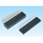 Single / Dual Row Female Header Connector DIP 90° Type 2A Current Rating for sale